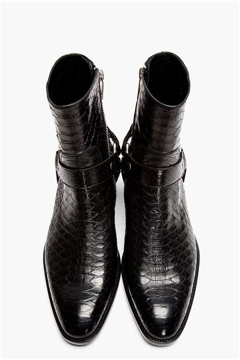 ysl boots mens replica|saint laurent male boots snakeskin.